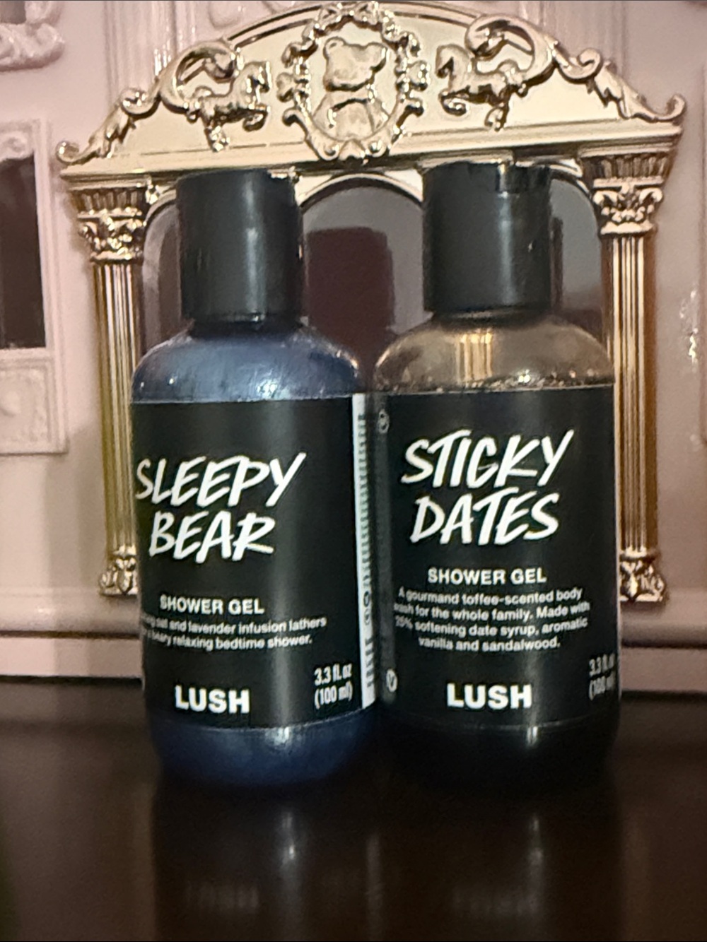 Lush Sleepy Bear & Sticky Dates Shower Gels